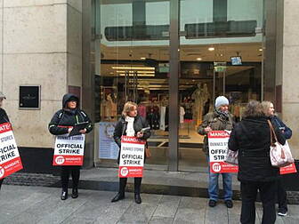 Dunnes staff start 24 hour str...